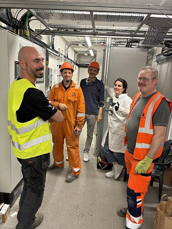 HiRECORD team at the pilot plant, CAO Natural Chemicals
