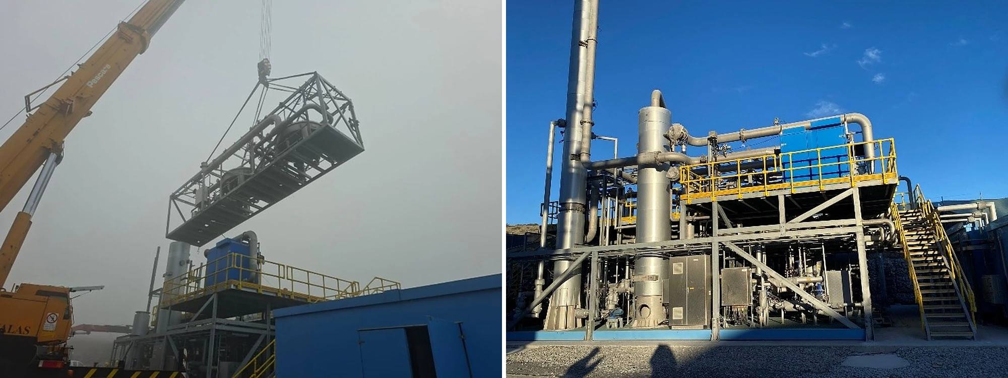 Plant operation at CAO completed